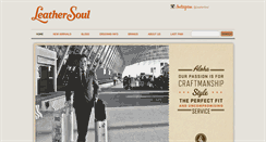 Desktop Screenshot of leathersoul.com
